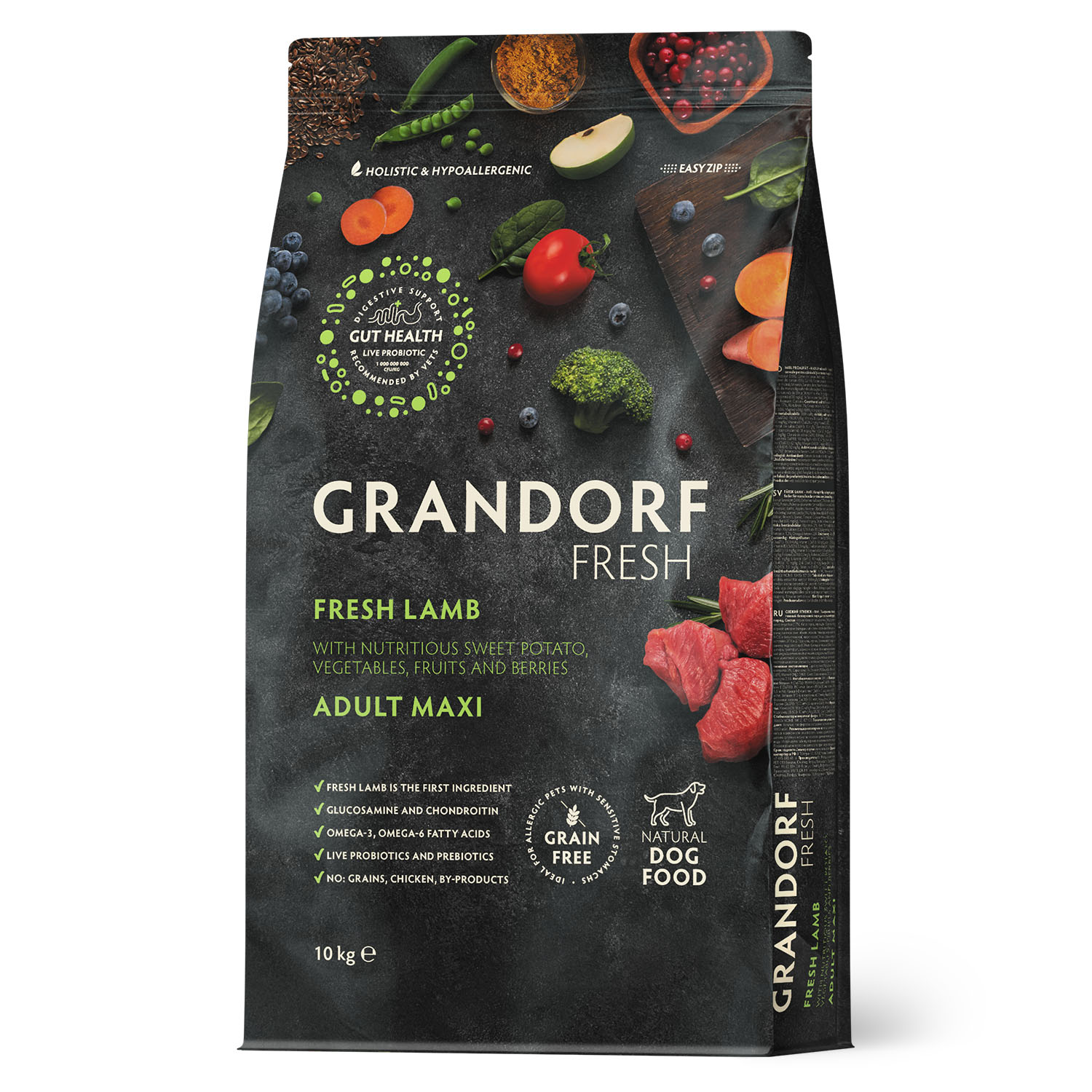 Grandorf Fresh Grandorf Сухой беззерновой корм для крупных собак с ягненком 10 кг 5407007852987