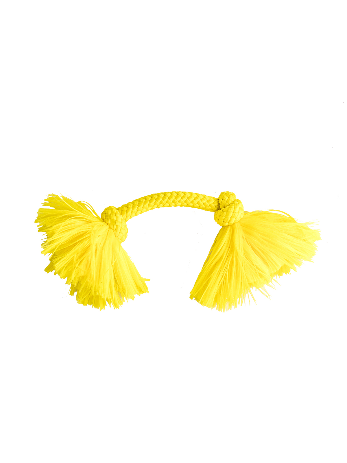 Playology жевательный канат DRI-TECH ROPE для собак мелких пород с ароматом курицы, маленький, цвет желтый