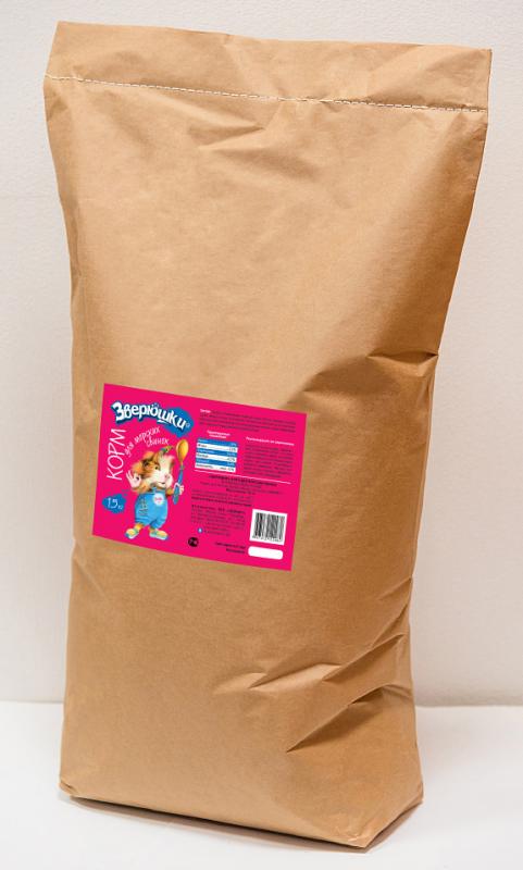 Корм Зверюшки для морских свинок, 15 кг 4607072122980