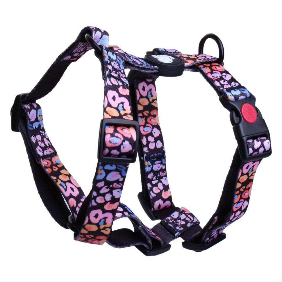 Шлейка анатомическая LionPets LP26-1 (L Спинка 12-17 см, грудь 67-95 см, шея 49-77 см, стропа 3.2 см)