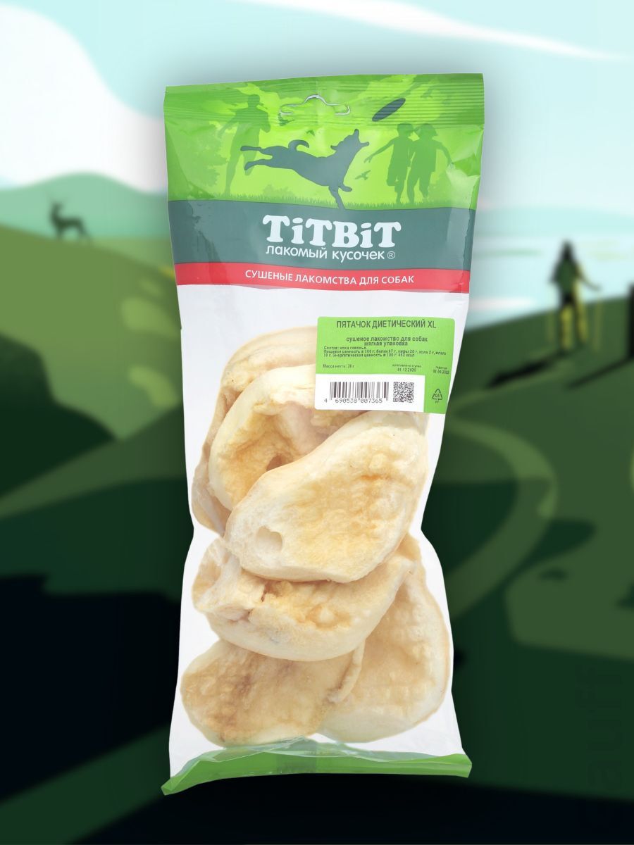 TiTBiT Лакомство Пятачок диетический ХL 70 гр 4690538007365