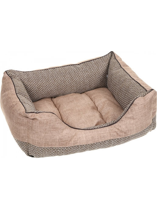 Лежанка ЛОФТ МОККО пухлик № 4 Rich Breed (PerseiLine), 70х55х20 см, цвет светло-бежевый