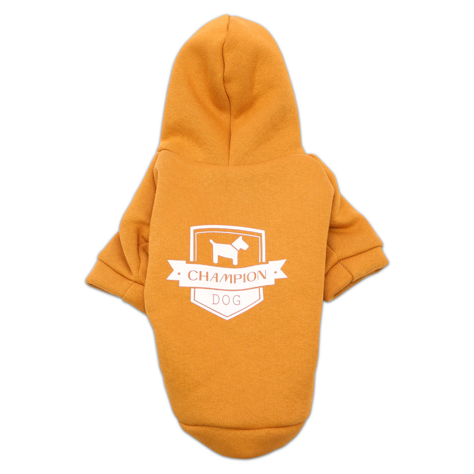 Толстовка для собак Lion LMK-0320(горчичный) (Размер S (спинка 23 см))