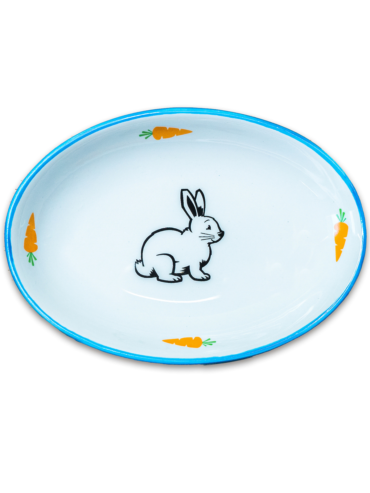 Миска Mr.Kranch для грызунов Зайчик 90 мл голубая