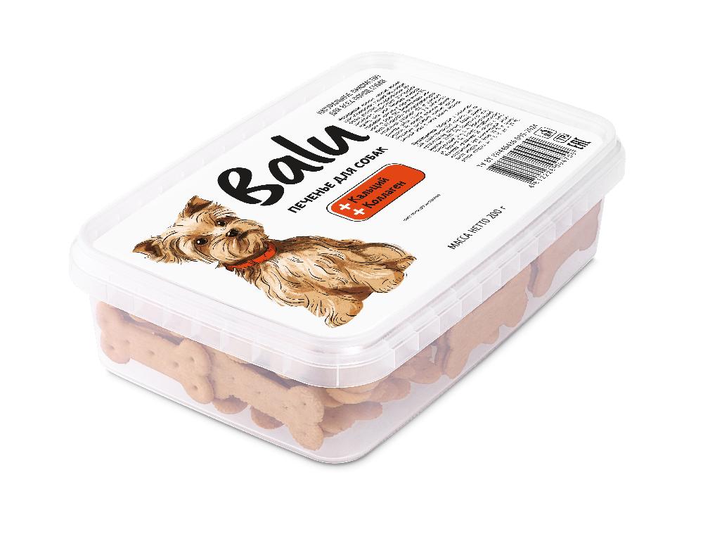 Печенье Balu для собак с кальцием и коллагеном, 200 г