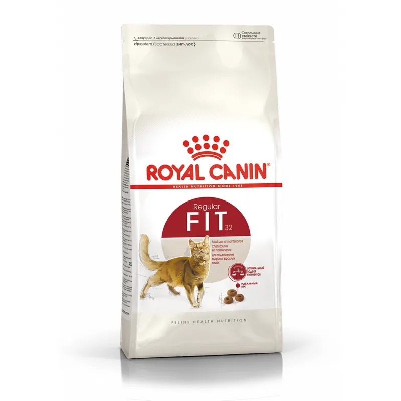 ROYAL CANIN Корм сухой Fit 32 для взрослых кошек 4 кг 4627109380589