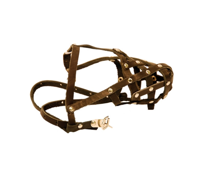 Намордник для собак (ротвейлер) "Зоотехнология М №5" (полуглухой с перемычкой)