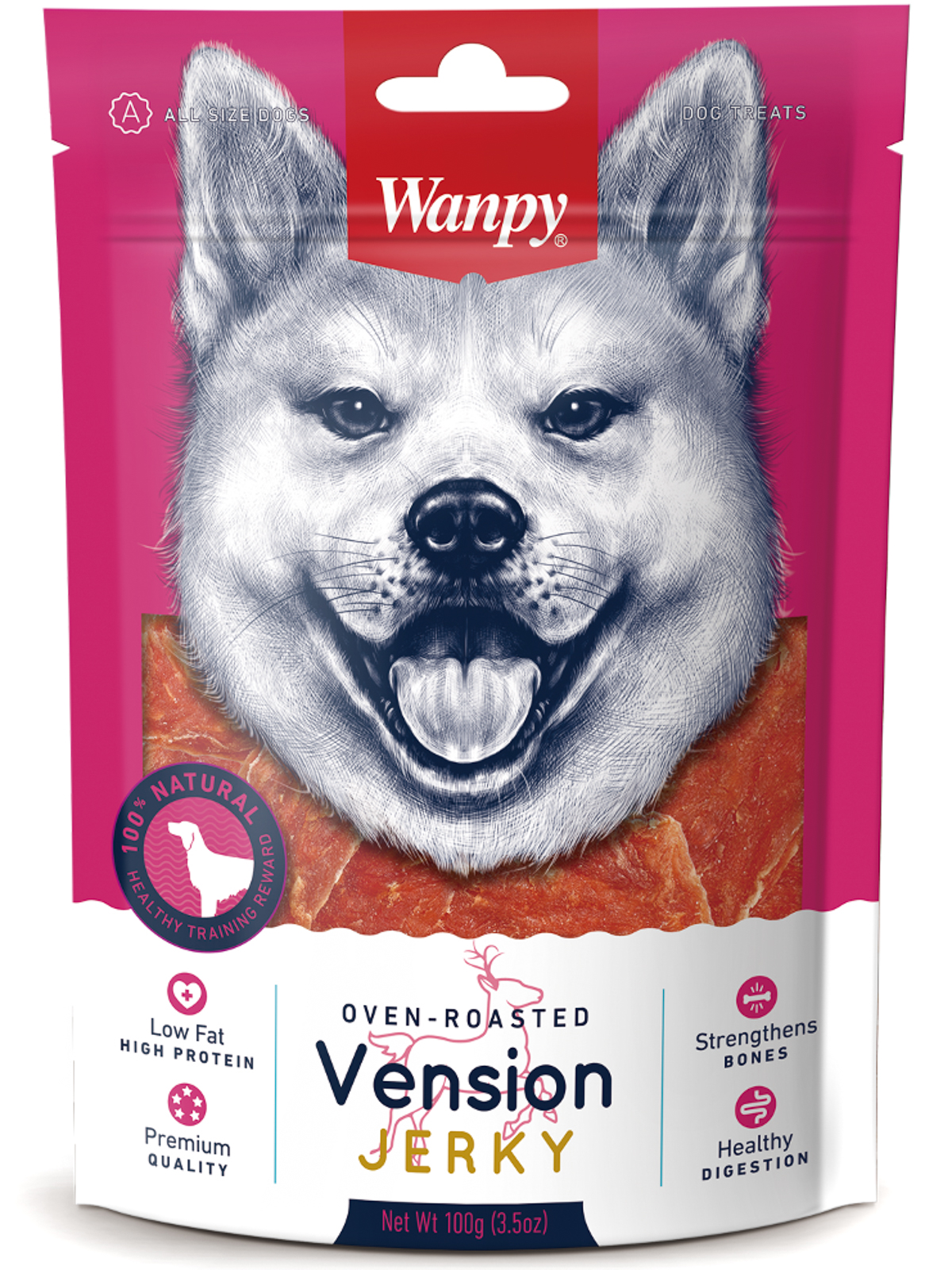 Wanpy Dog филе из оленины 100 г