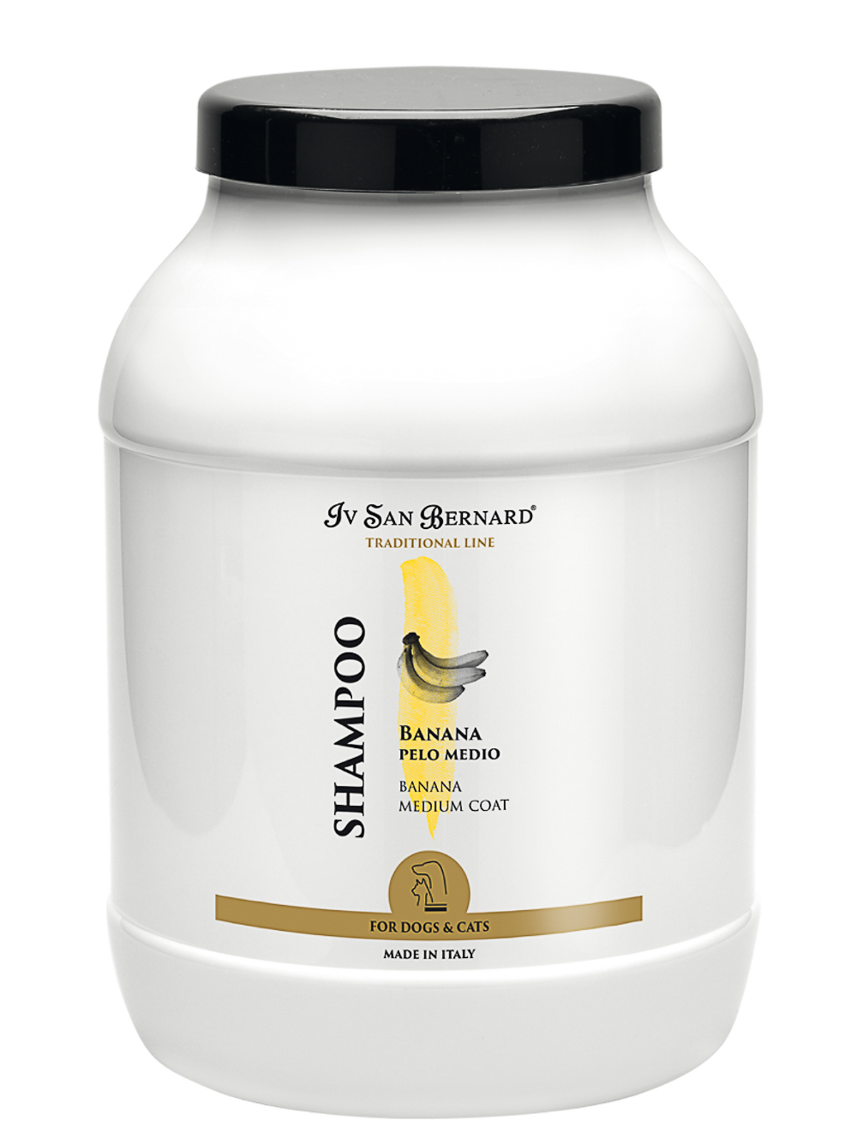 Iv San Bernard ISB  Traditional Line Banana Шампунь шерсть средней длины 3л 8022767038371