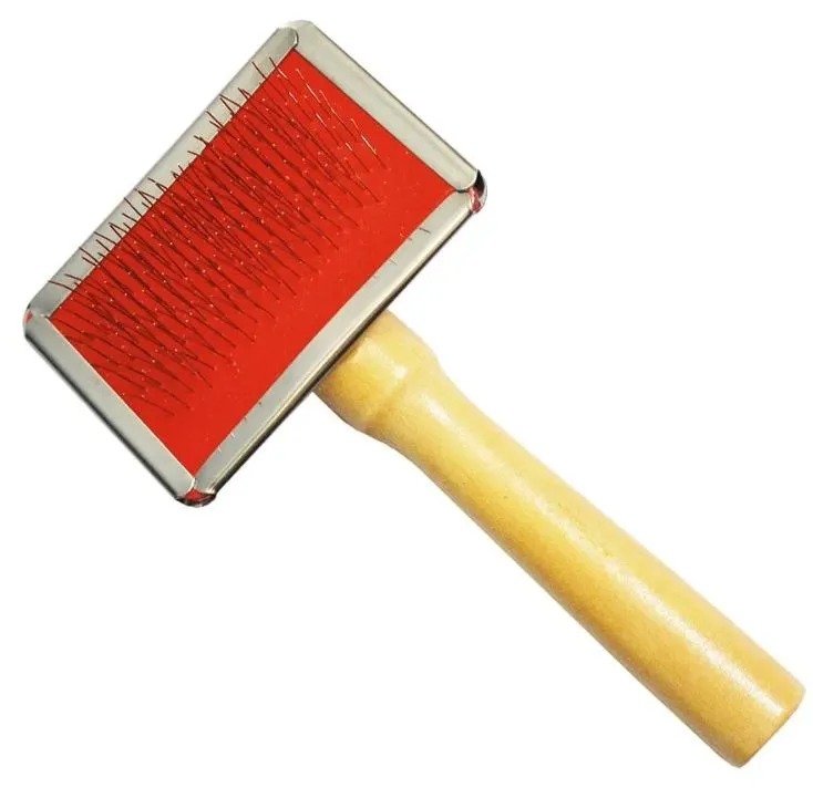 Щетка-мини №1 для животных с металлическими зубьями, 12см х 6см