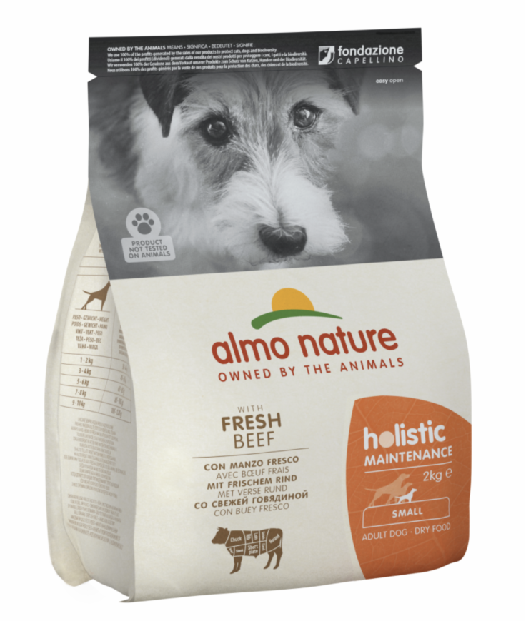 ALMO NATURE Сухой корм для мелких собак с Говядиной 12 кг