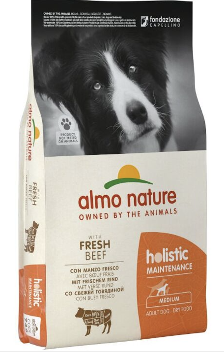 ALMO NATURE Сухой корм для собак всех пород с говядиной 400гр