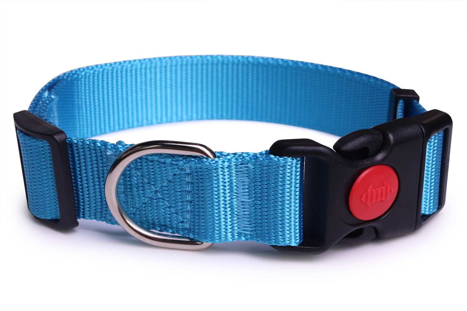 Ошейник для собак LionPets LPO-045-4 (Голубой) (S-Обхват 28-48 см, ширина 2,0 см)