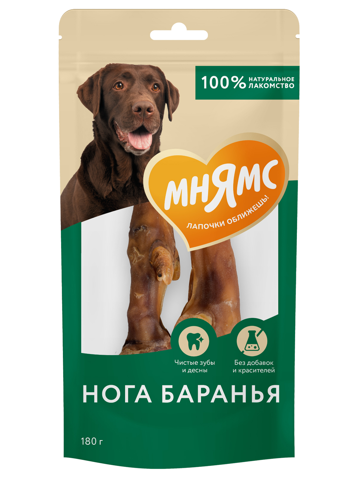 Лакомство Мнямс На каждый день для собак Нога баранья 180 г