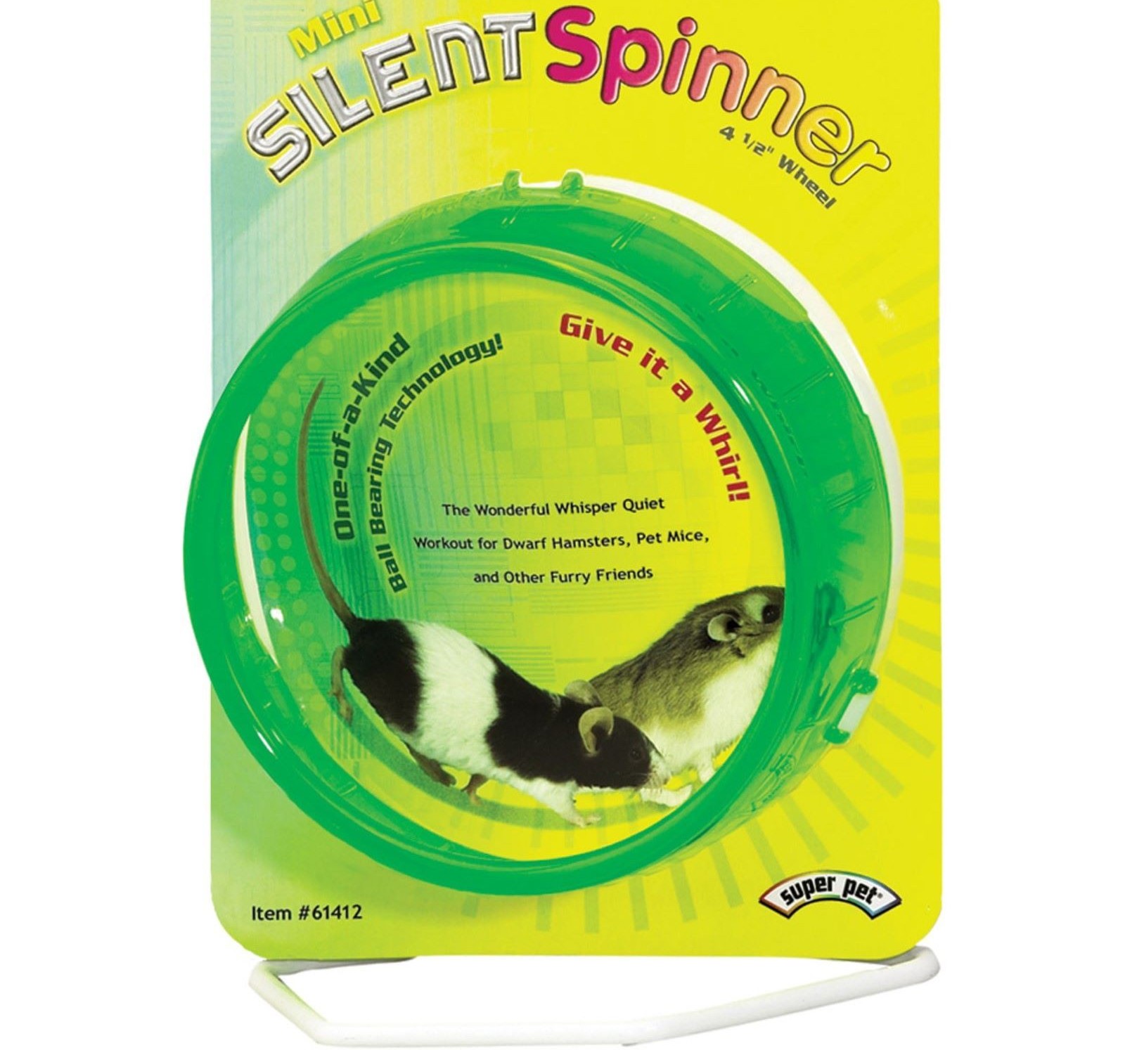 Super Pet Колесо пласт. на металл.подставке д/грыз. "SS", диам. 11 см