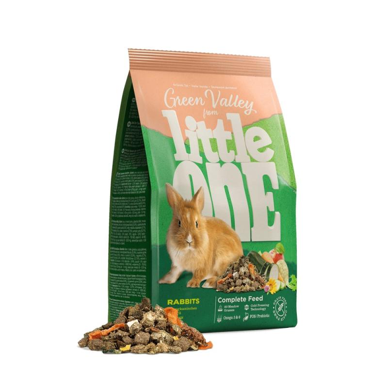 LITTLE ONE Зеленая долина Корм для кроликов  из разнотравья 750 г