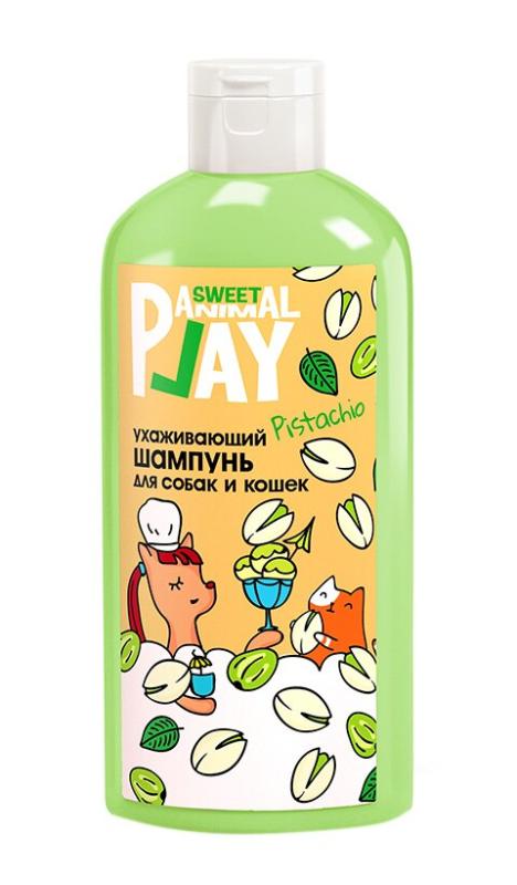 Animal play Шампунь Animal Play Sweet для собак и кошек  Фисташковое мороженое , ухаживающий,  300 мл