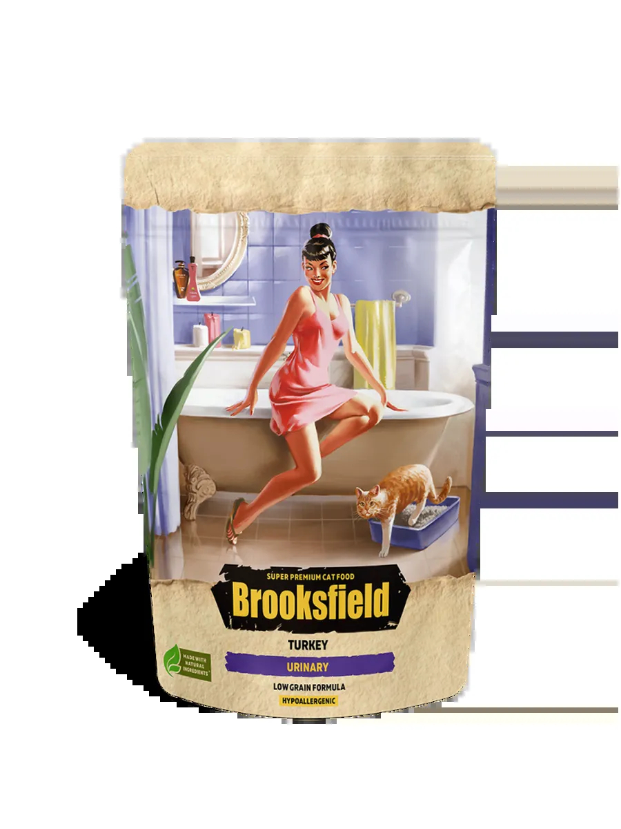 BROOKSFIELD Сухой корм для кошек, профилактика МКБ, с индейкой - 400 г