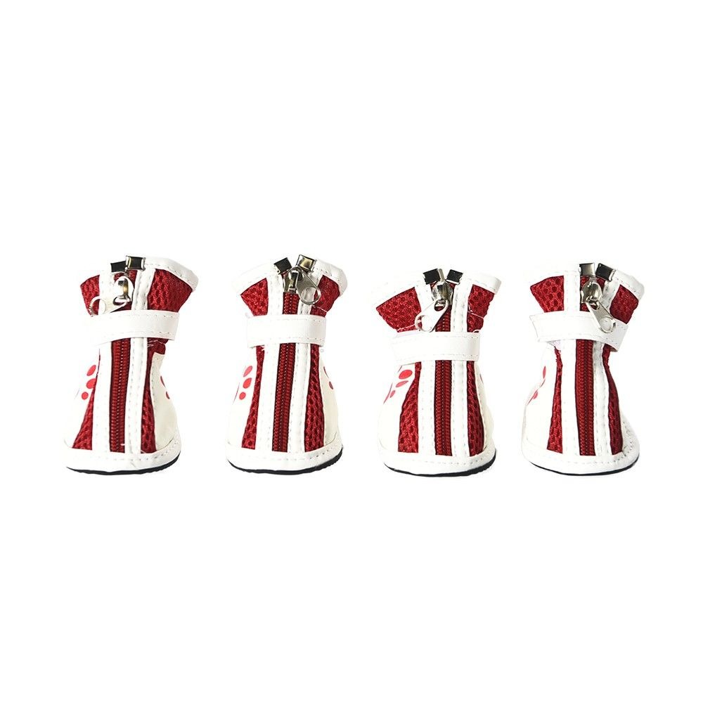 FOXIE Paws Ботинки для собак, красные,  XL 6.5х4.8см