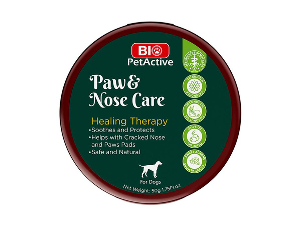 Мазь для ухода за лапами и носом собак "BioPetActive Paw&Nose Care", 50 гр