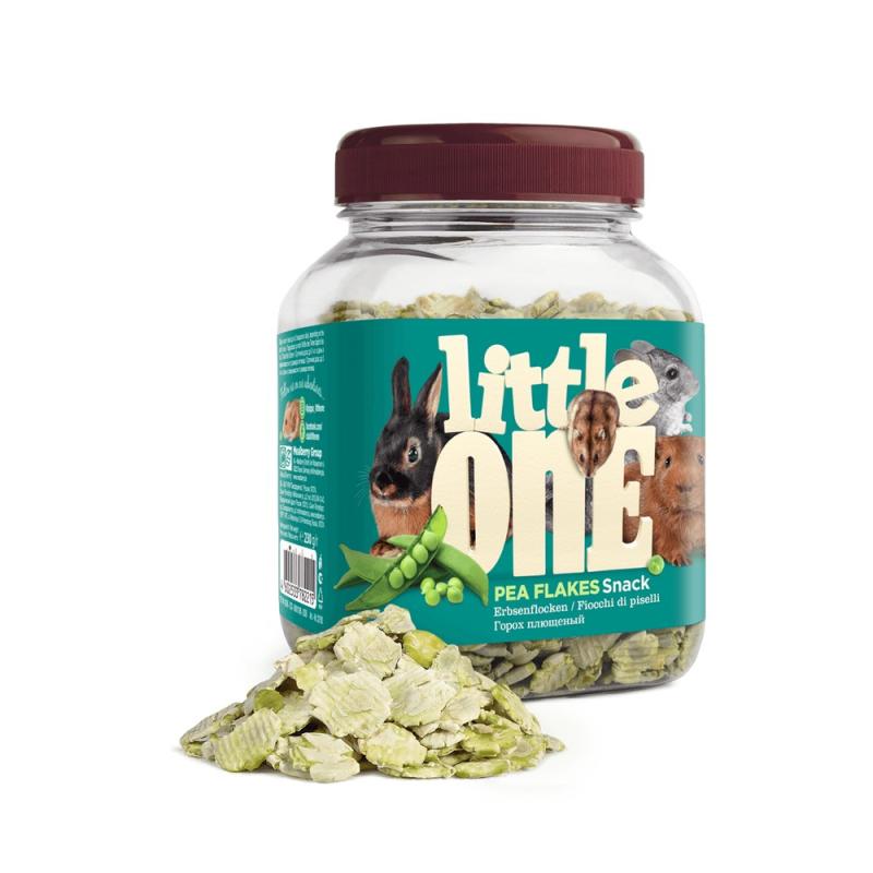 LITTLE ONE Лакомство для всех видов грызунов "Little One" (Литтл Ван) Плющенный горох 230 г