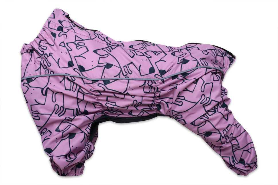 Дождевик для собаки LionPets Woopy SLM-8321 девочка (Размер 3 (Длина спинки 33, грудь 44-53, шея 30-38))