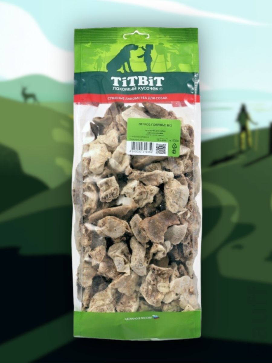TiTBiT Лакомство Легкое говяжье 140 гр 4640000319359