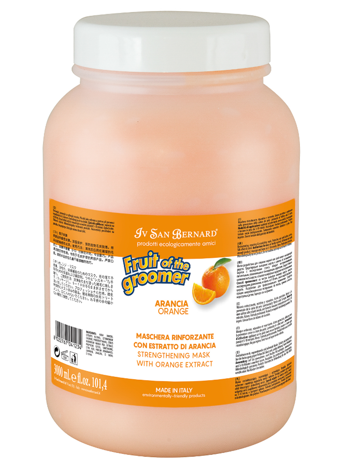 Iv San Bernard ISB  Orange Восстанавливающая маска для слабой шерсти 3 л 8022767041234