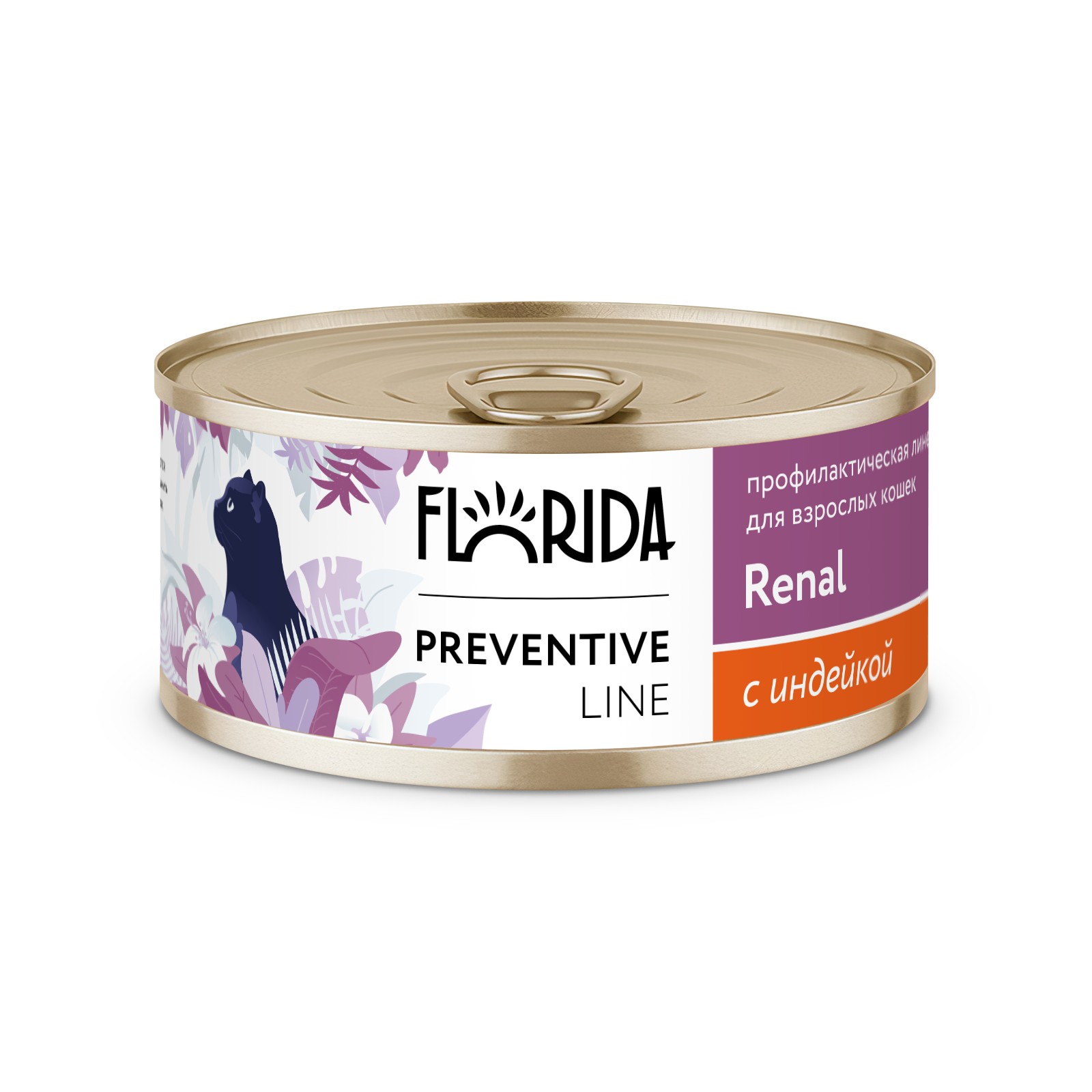 Florida Влажный корм для кошек Renal, с индейкой, 1шт - 100г 4603795942065