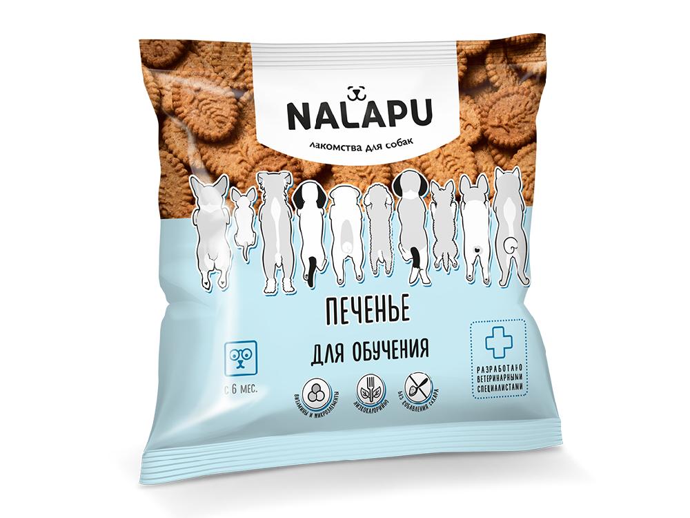 Печенье NALAPU для обучения, мультивитаминное, для дрессировки собак, 115 г