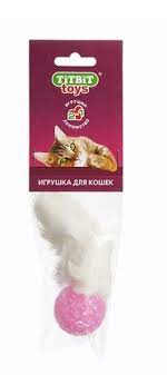 TiTBiT Игрушка для кошек  Хвост кроличий