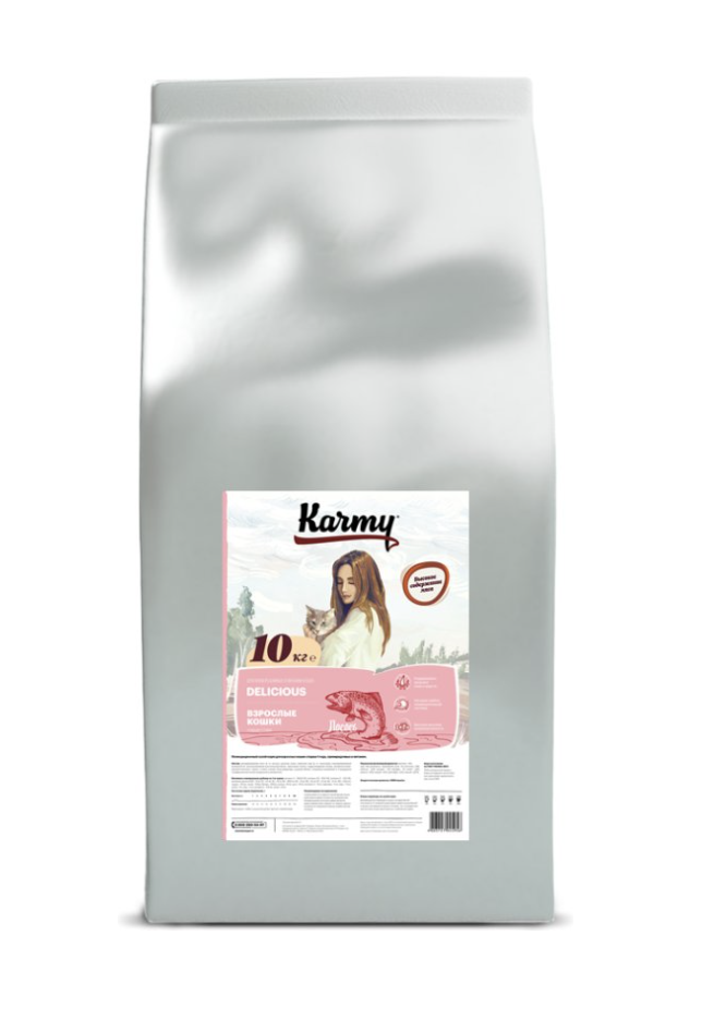 KARMY Сухой корм для привередливых кошек с индейкой 10 кг
