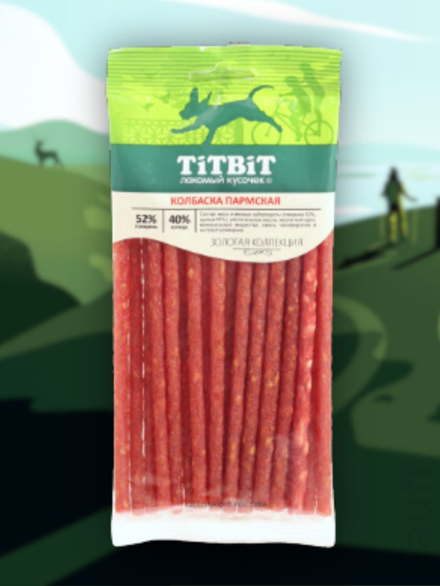TiTBiT Лакомство Колбаса Пармская для собак 120 гр 4690538023686