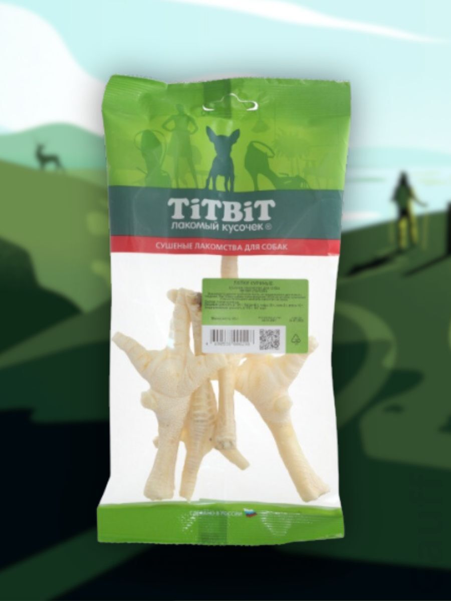 TiTBiT Лакомство Лапки куриные 45 гр 4690538000298