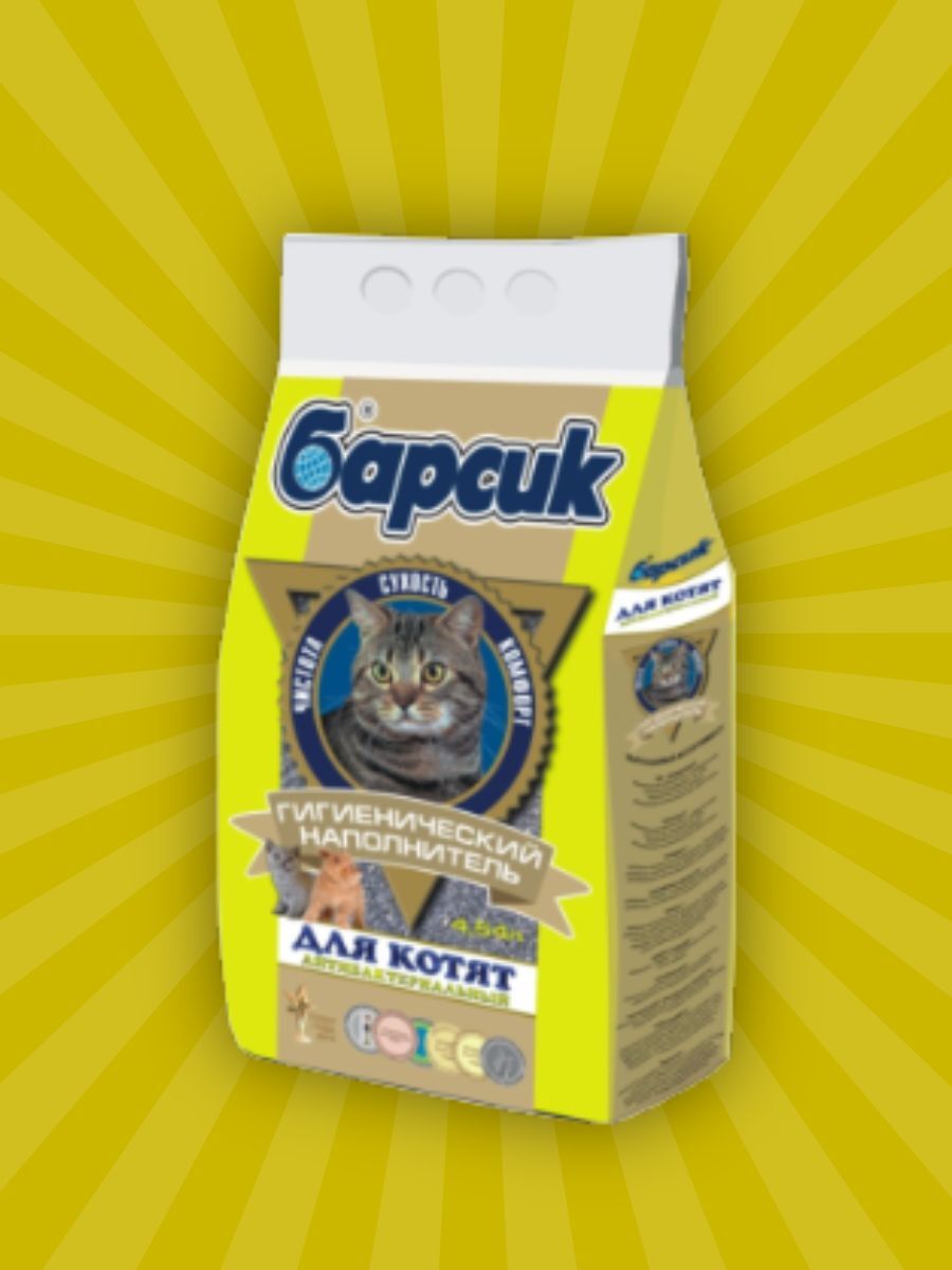 Барсик Наполнитель для котят 4.54л