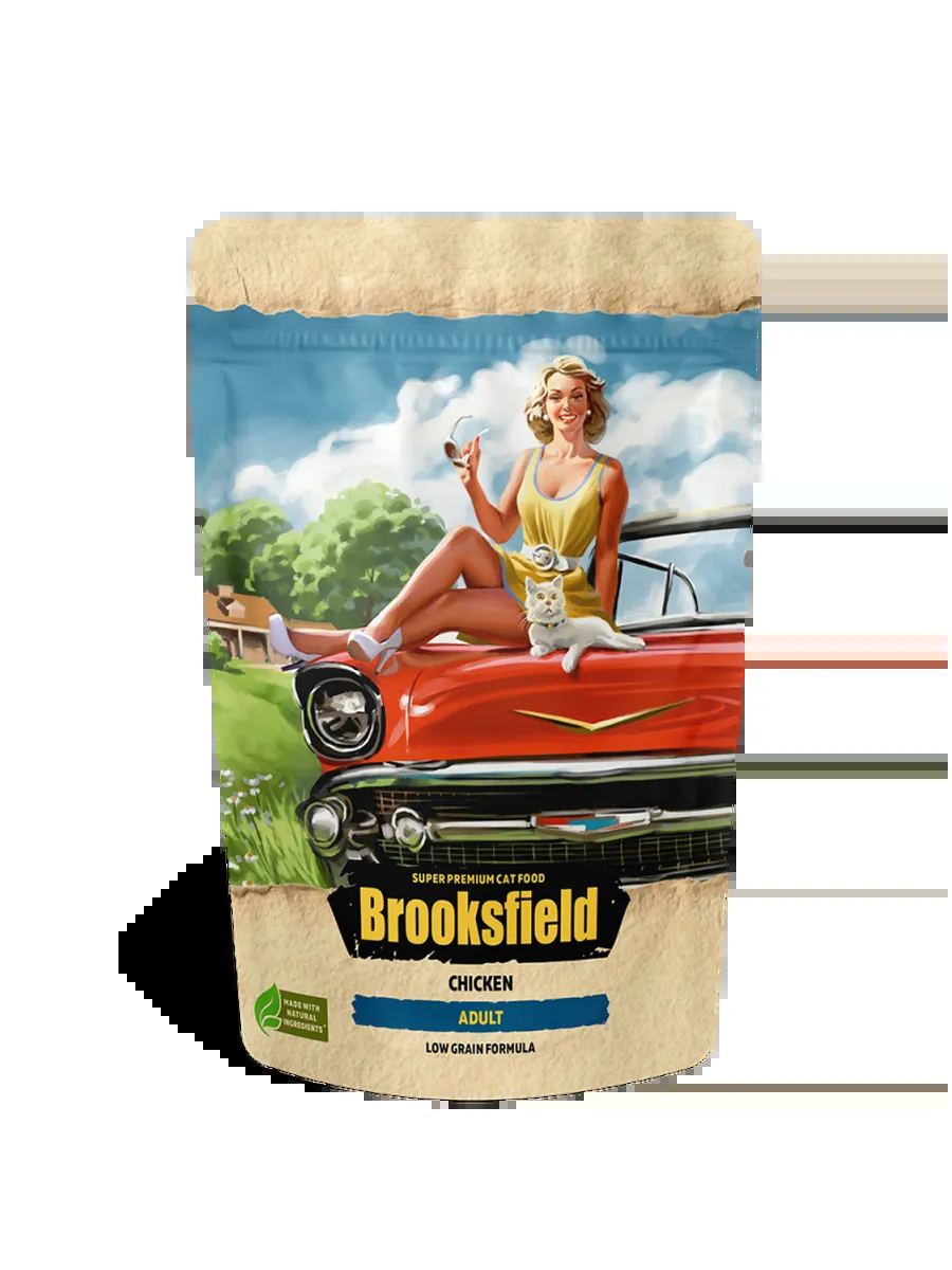 Сухой корм для кошек с курицей и рисом - 400 г