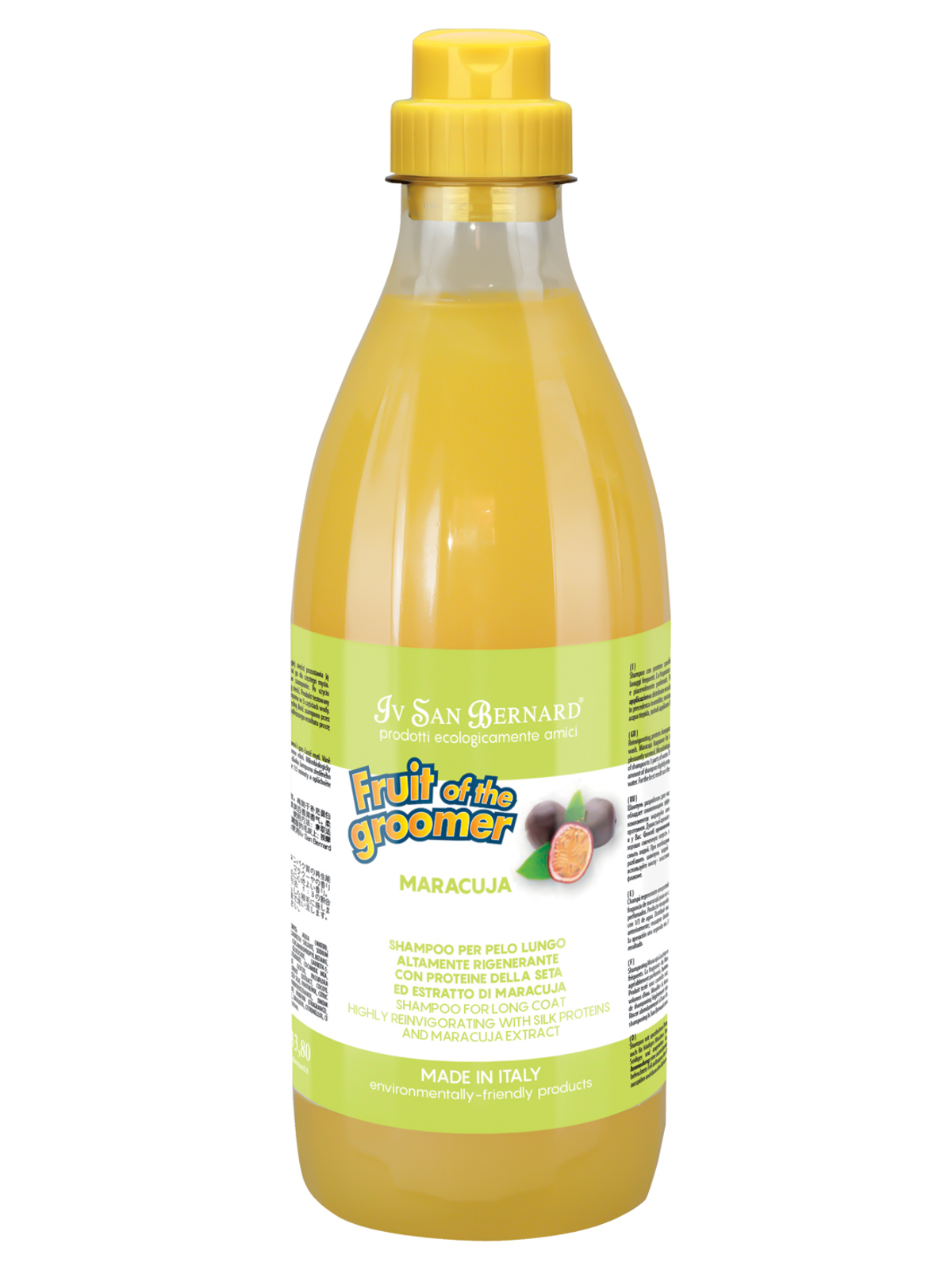 Iv San Bernard ISB  Maracuja Шампунь для длинной шерсти с протеинами 1 л 8022767041487
