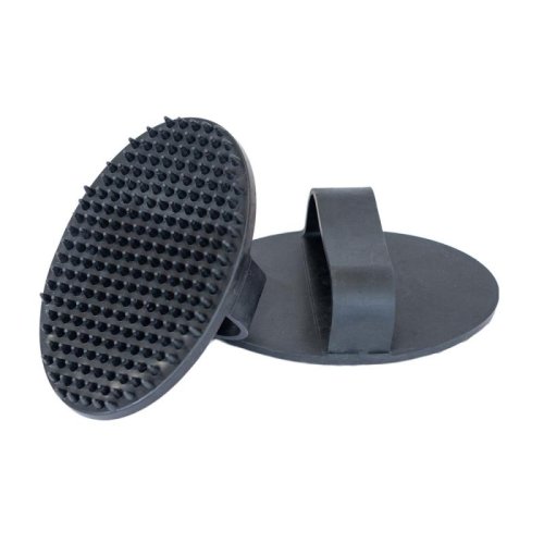 Моськи-Авоськи Расческа щётка-чесалка массажная, резиновая, 9х13хh4 см, цвет чёрный