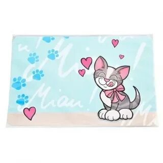 HOMEPET Kitty sweetie 28 см х 43 см коврик под миску