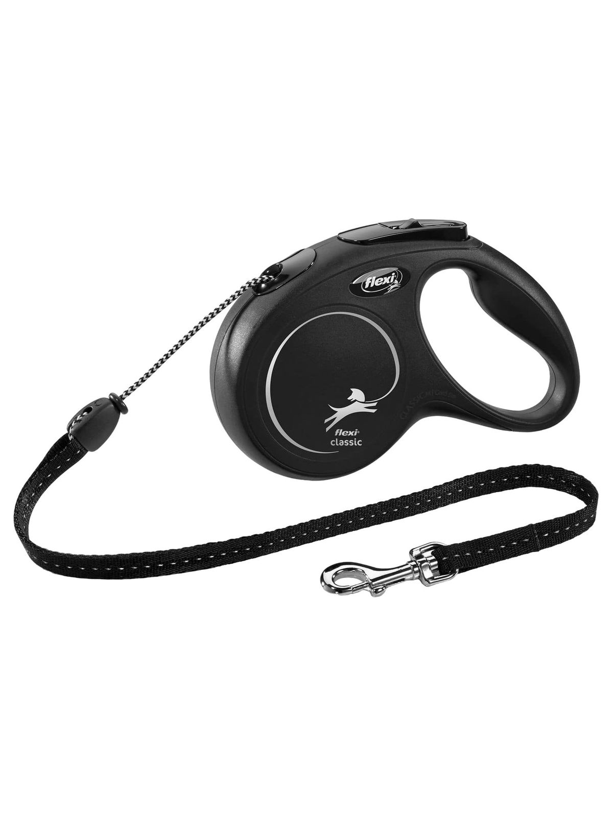 Flexi flexi рулетка New Classic M (до 20 кг) 5 м трос черная 4000498022627