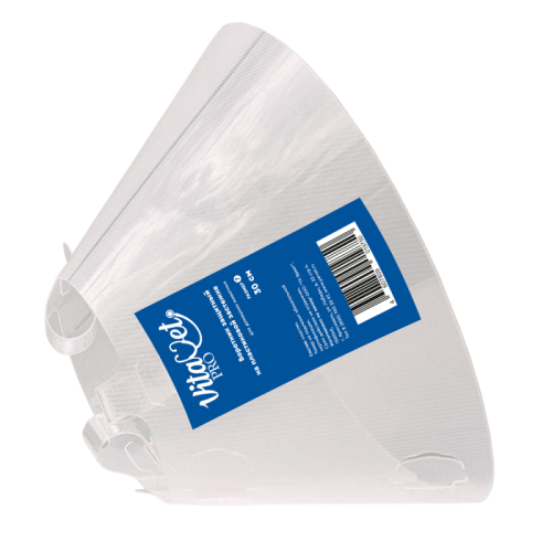 Воротник VitaVet PRO защитный, на застежке, размер № 7, высота 30 см 4607809019750