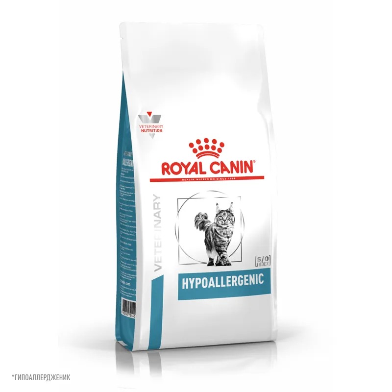 ROYAL CANIN Hypoallergenic сухой корм для кошек 2 кг 4607134960536