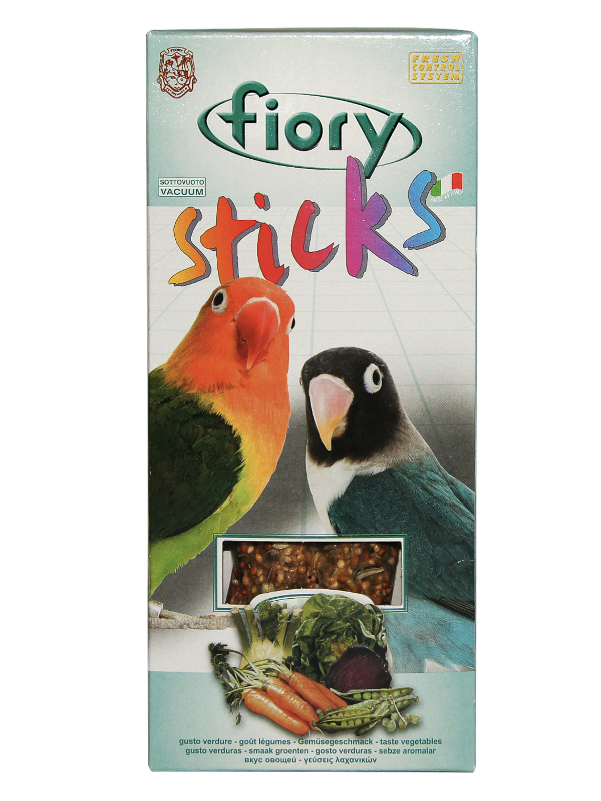 Лакомство Fiory Sticks палочки для средних попугаев, с овощами 2х60 г
