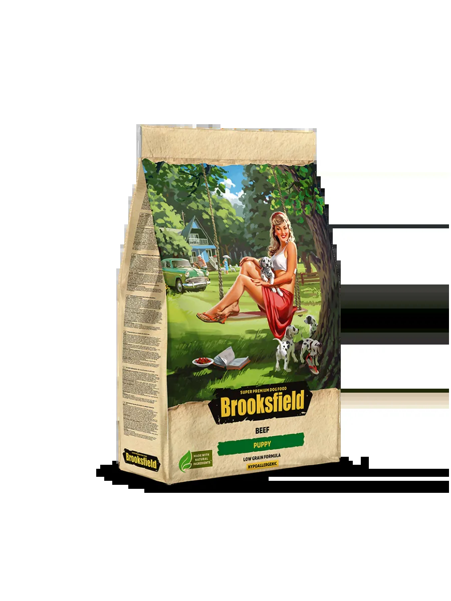 BROOKSFIELD Сухой корм для щенков с говядиной и рисом - 3 кг