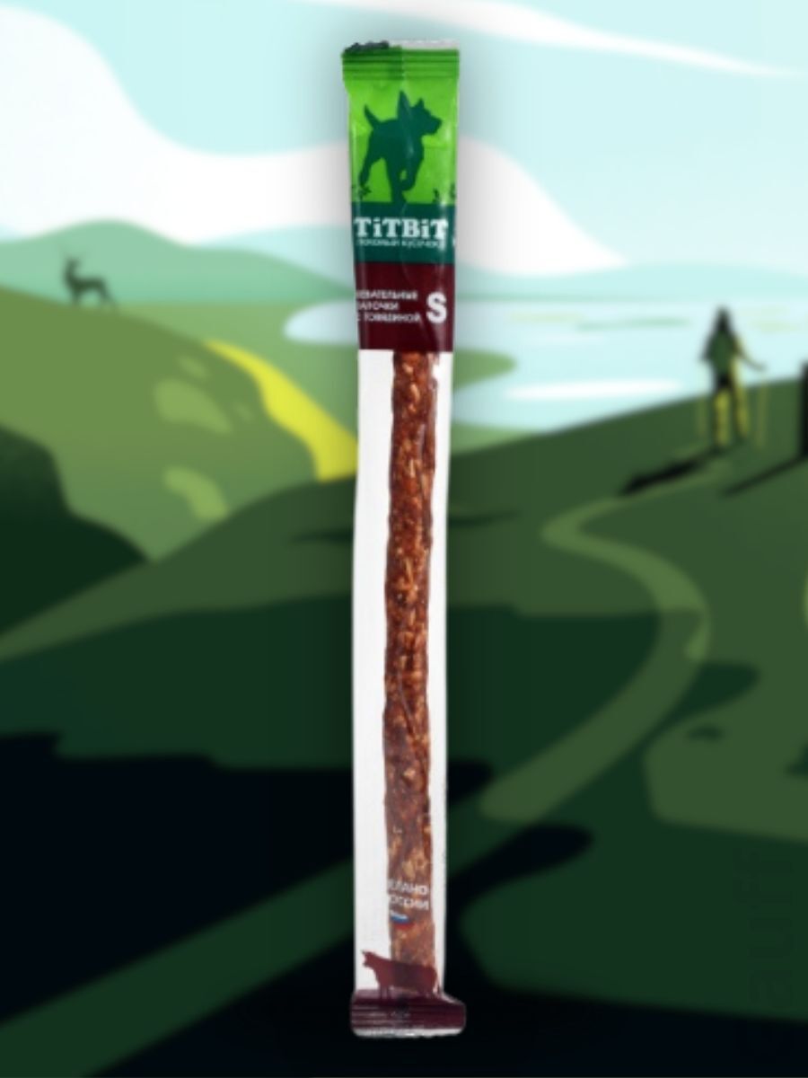 TiTBiT Лакомство Жевательные палочки с говядиной 10 гр 4690538025765