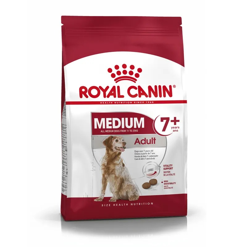 Royal Canin Medium Adult 7+ Сухой корм для пожилых собак средних пород 4 кг