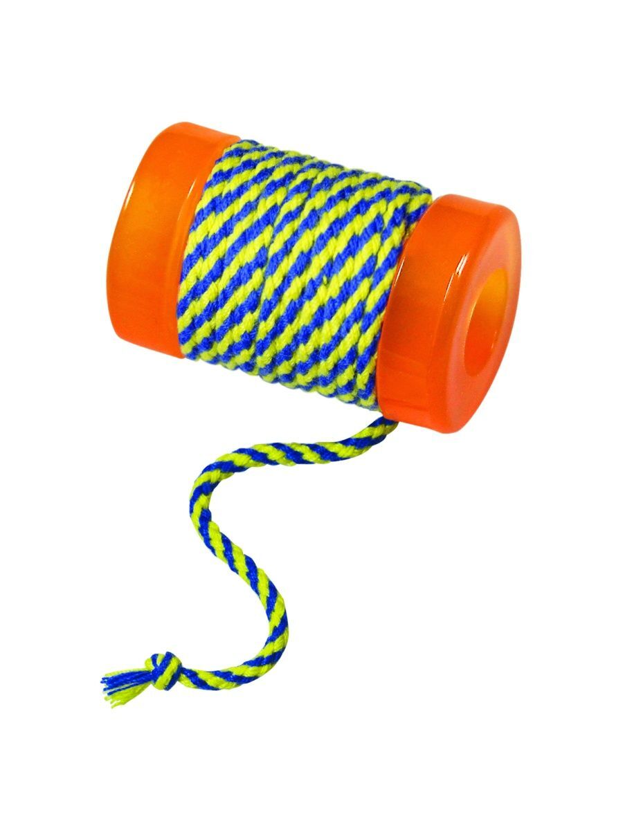 Petstages игрушка для кошек Energize "ОРКА катушка с веревочкой" 6 см 871864003137