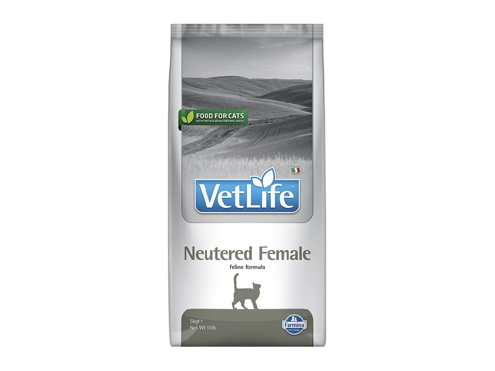 FARMINA Vet life Neutered Female Сухой корм для стерилизованных кошек, 5 кг