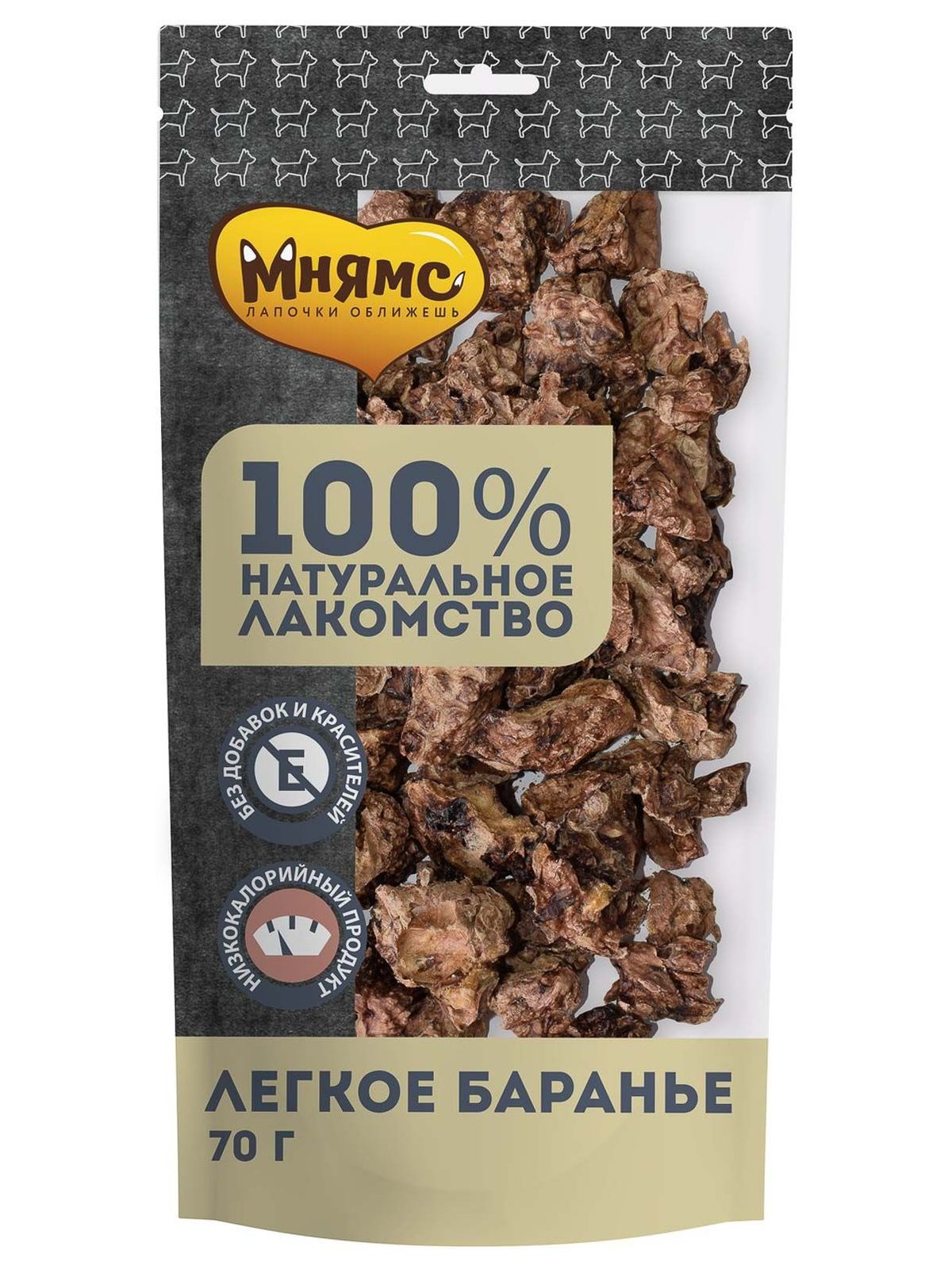 Лакомство Мнямс На каждый день для собак Легкое баранье 70 г