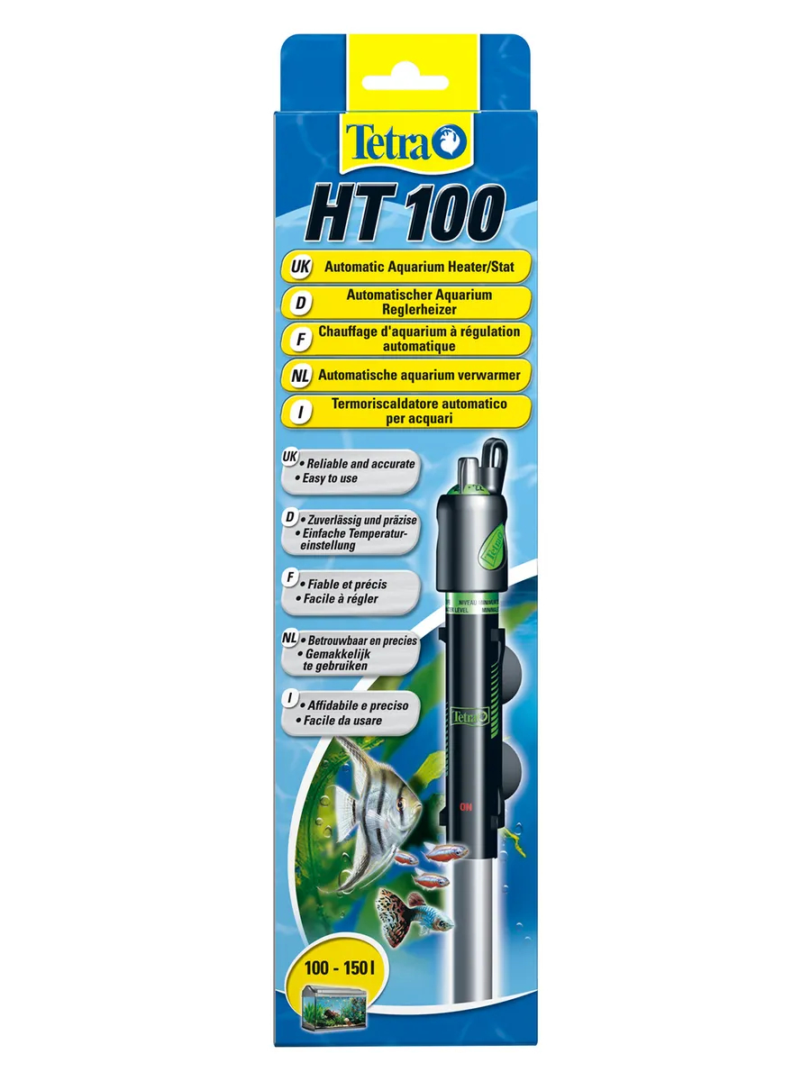 Tetra HT 100 терморегулятор 100Bт для аквариумов 100-150 л